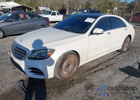 2018 Mercedes-Benz S 560 4Matic из США, поврежденный, VIN WDDUG8GB6JA382619